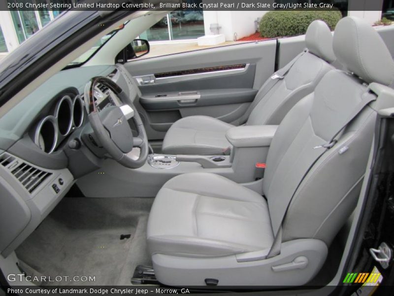  2008 Sebring Limited Hardtop Convertible Dark Slate Gray/Light Slate Gray Interior