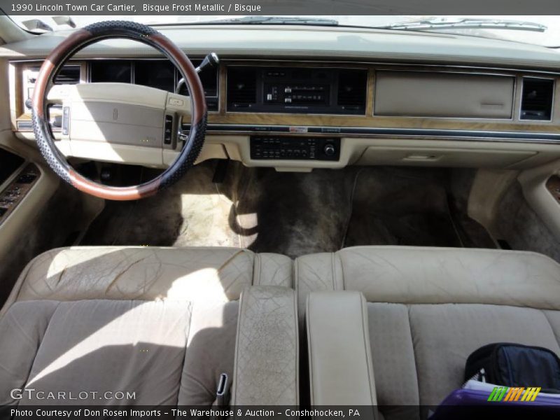 Dashboard of 1990 Town Car Cartier
