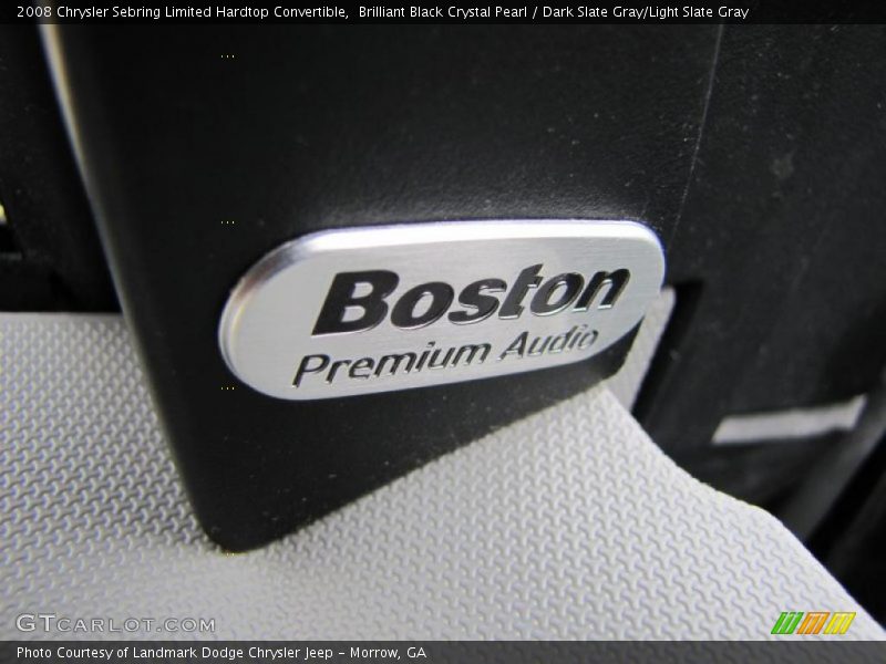 Brilliant Black Crystal Pearl / Dark Slate Gray/Light Slate Gray 2008 Chrysler Sebring Limited Hardtop Convertible