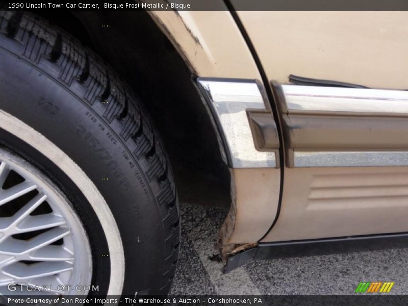 Bisque Frost Metallic / Bisque 1990 Lincoln Town Car Cartier