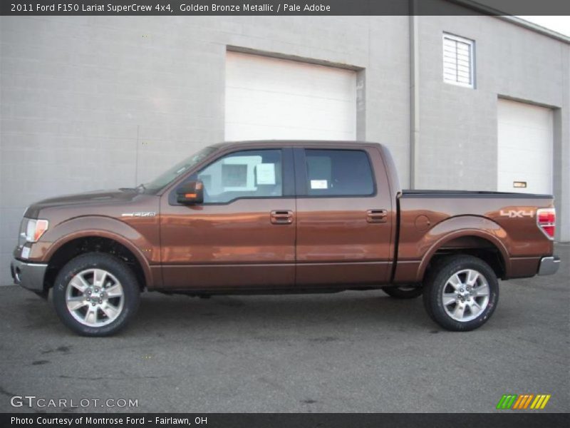  2011 F150 Lariat SuperCrew 4x4 Golden Bronze Metallic