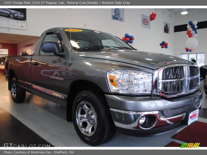Mineral Gray Metallic / Medium Slate Gray 2007 Dodge Ram 1500 ST Regular Cab