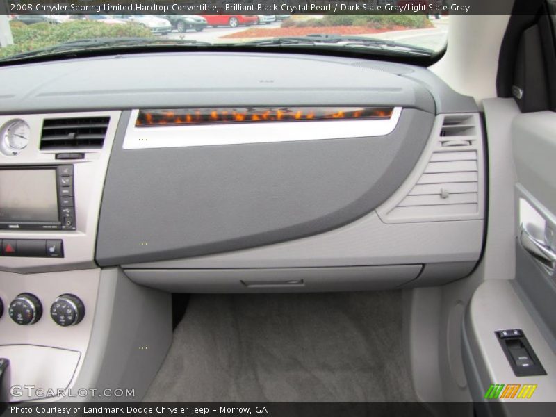 Brilliant Black Crystal Pearl / Dark Slate Gray/Light Slate Gray 2008 Chrysler Sebring Limited Hardtop Convertible