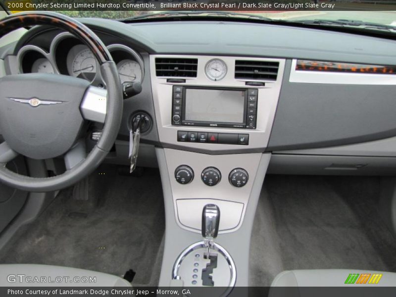 Dashboard of 2008 Sebring Limited Hardtop Convertible