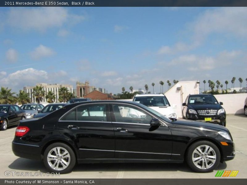 Black / Black 2011 Mercedes-Benz E 350 Sedan