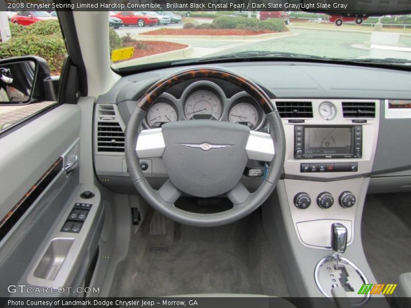 Dashboard of 2008 Sebring Limited Hardtop Convertible