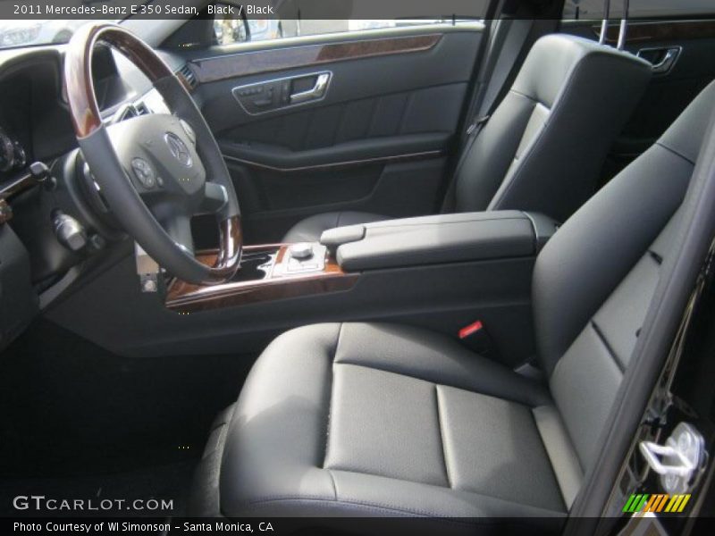 Black / Black 2011 Mercedes-Benz E 350 Sedan