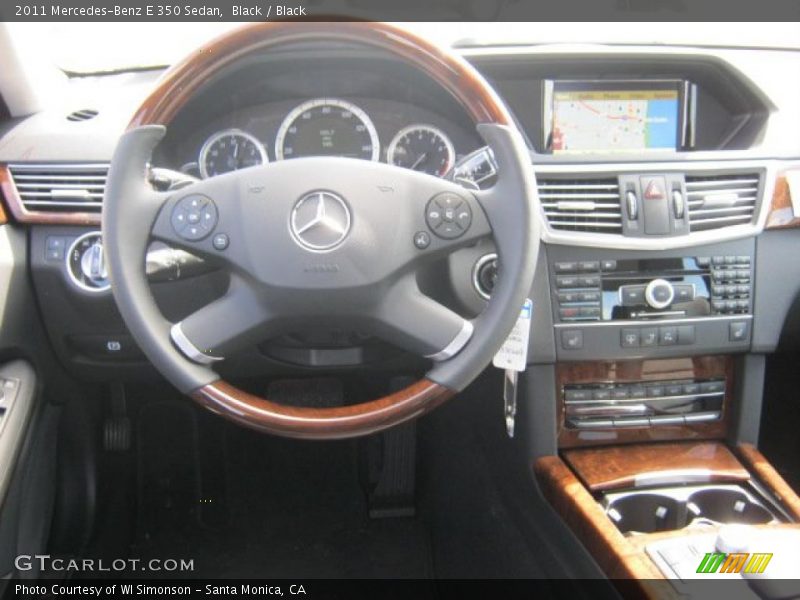 Black / Black 2011 Mercedes-Benz E 350 Sedan