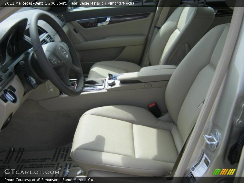 Pearl Beige Metallic / Almond/Mocha 2011 Mercedes-Benz C 300 Sport