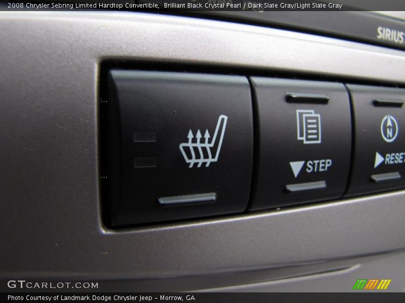 Controls of 2008 Sebring Limited Hardtop Convertible