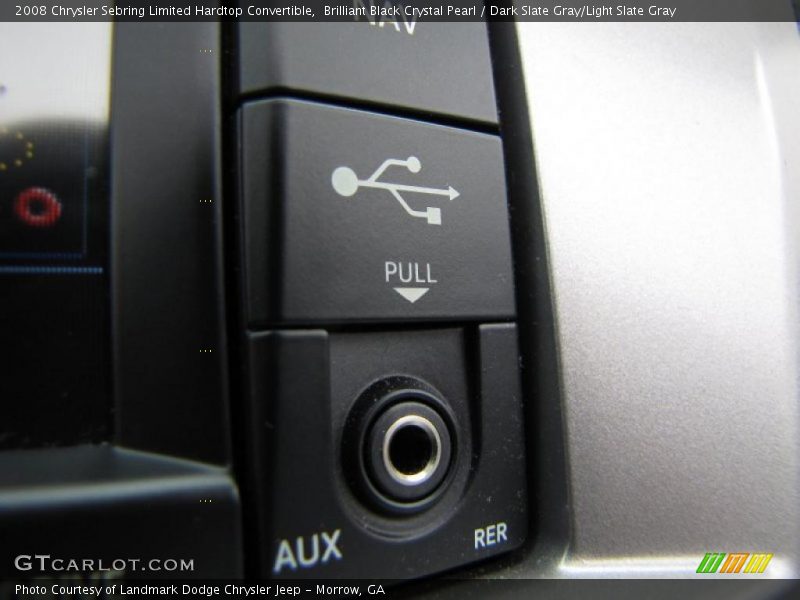 Controls of 2008 Sebring Limited Hardtop Convertible