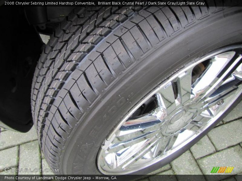 Brilliant Black Crystal Pearl / Dark Slate Gray/Light Slate Gray 2008 Chrysler Sebring Limited Hardtop Convertible