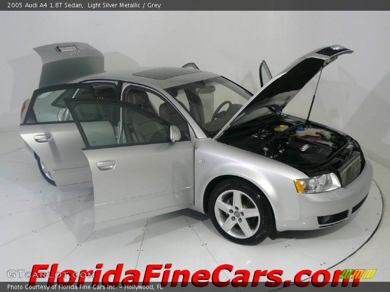 Light Silver Metallic / Grey 2005 Audi A4 1.8T Sedan