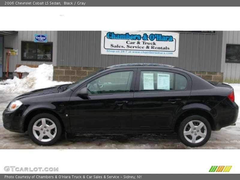 Black / Gray 2006 Chevrolet Cobalt LS Sedan