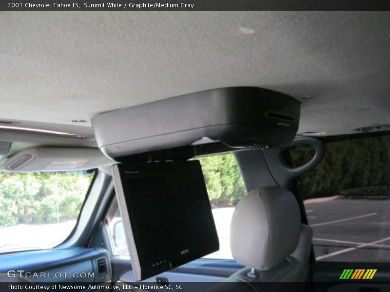 Summit White / Graphite/Medium Gray 2001 Chevrolet Tahoe LS