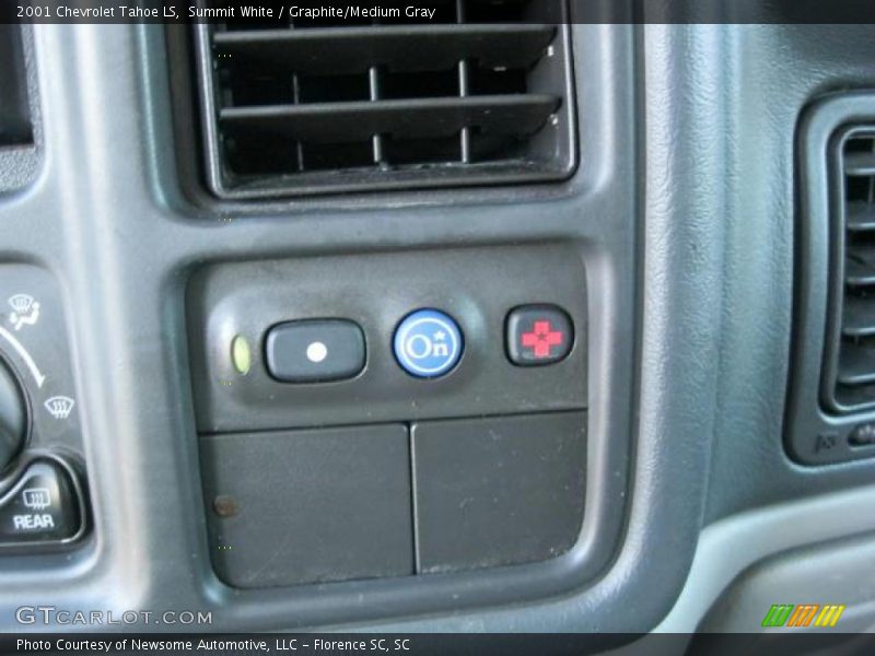 Summit White / Graphite/Medium Gray 2001 Chevrolet Tahoe LS