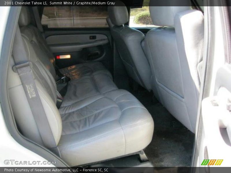 Summit White / Graphite/Medium Gray 2001 Chevrolet Tahoe LS