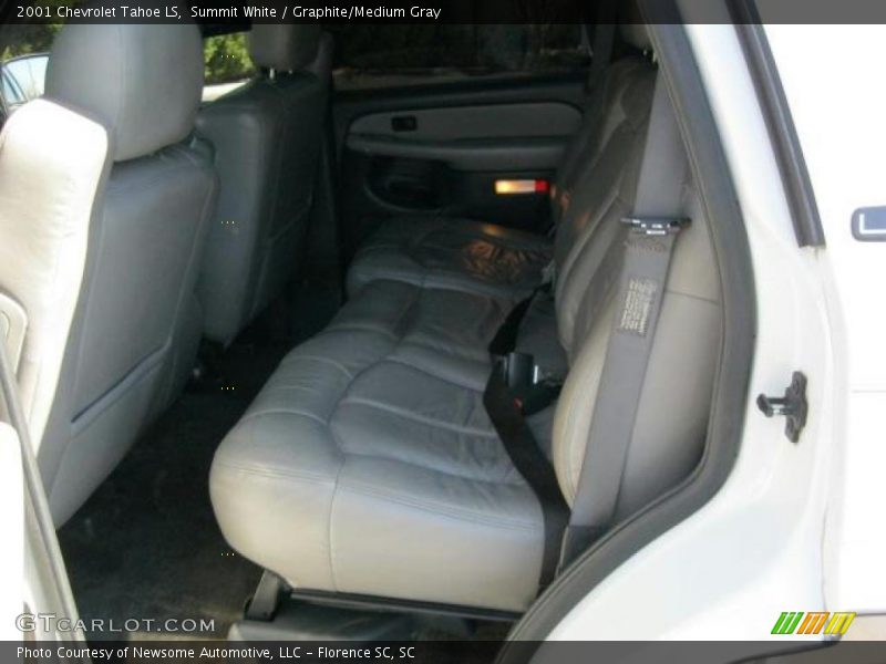 Summit White / Graphite/Medium Gray 2001 Chevrolet Tahoe LS