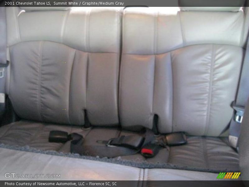Summit White / Graphite/Medium Gray 2001 Chevrolet Tahoe LS