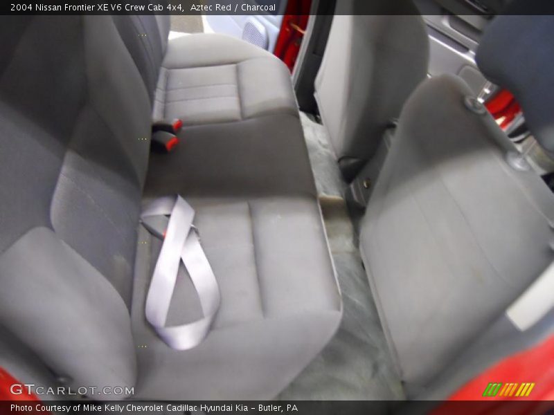 Aztec Red / Charcoal 2004 Nissan Frontier XE V6 Crew Cab 4x4