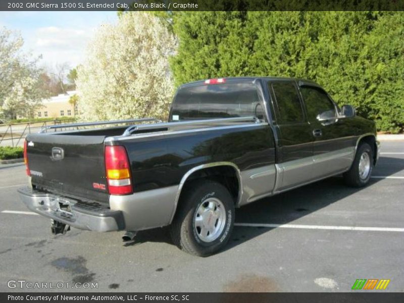 Onyx Black / Graphite 2002 GMC Sierra 1500 SL Extended Cab