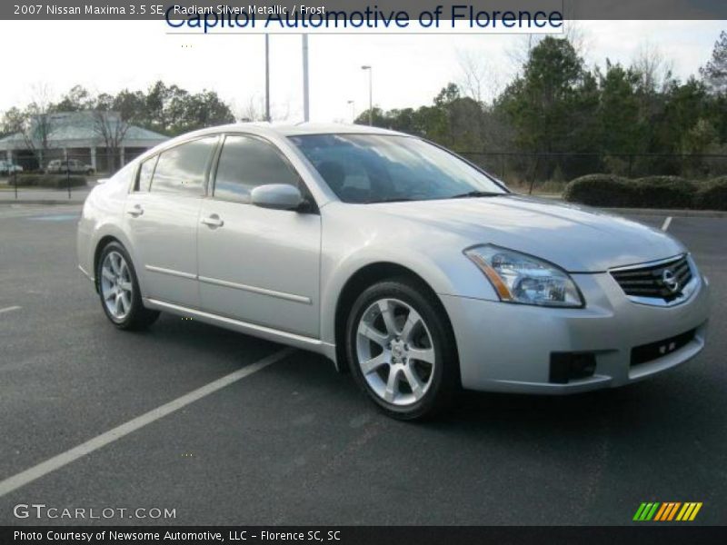 Radiant Silver Metallic / Frost 2007 Nissan Maxima 3.5 SE