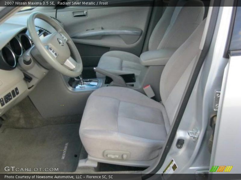 Radiant Silver Metallic / Frost 2007 Nissan Maxima 3.5 SE