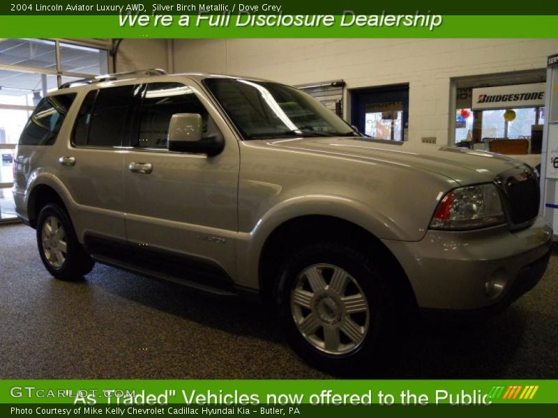 Silver Birch Metallic / Dove Grey 2004 Lincoln Aviator Luxury AWD