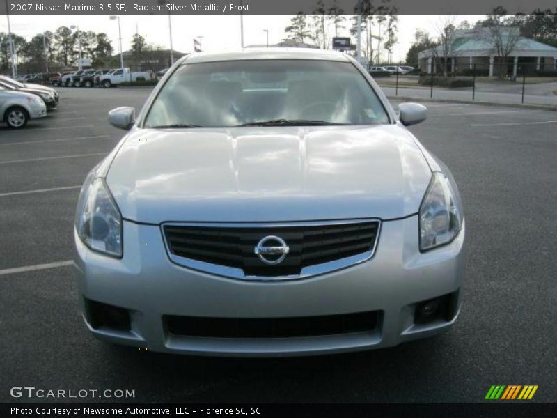 Radiant Silver Metallic / Frost 2007 Nissan Maxima 3.5 SE