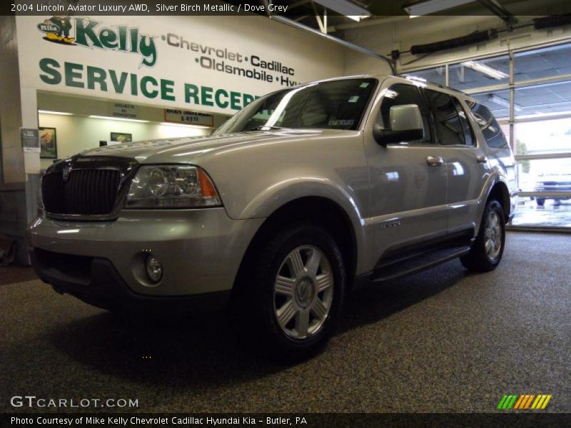 Silver Birch Metallic / Dove Grey 2004 Lincoln Aviator Luxury AWD