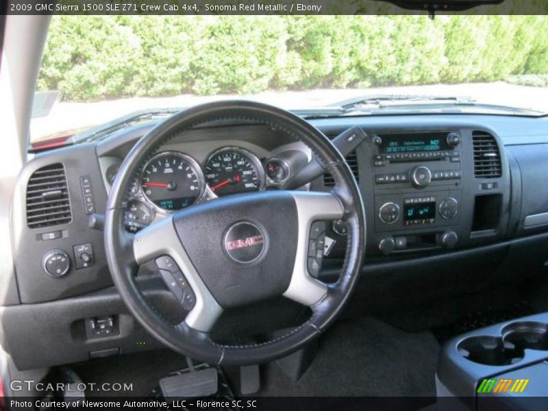 Sonoma Red Metallic / Ebony 2009 GMC Sierra 1500 SLE Z71 Crew Cab 4x4