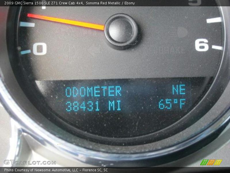 Sonoma Red Metallic / Ebony 2009 GMC Sierra 1500 SLE Z71 Crew Cab 4x4