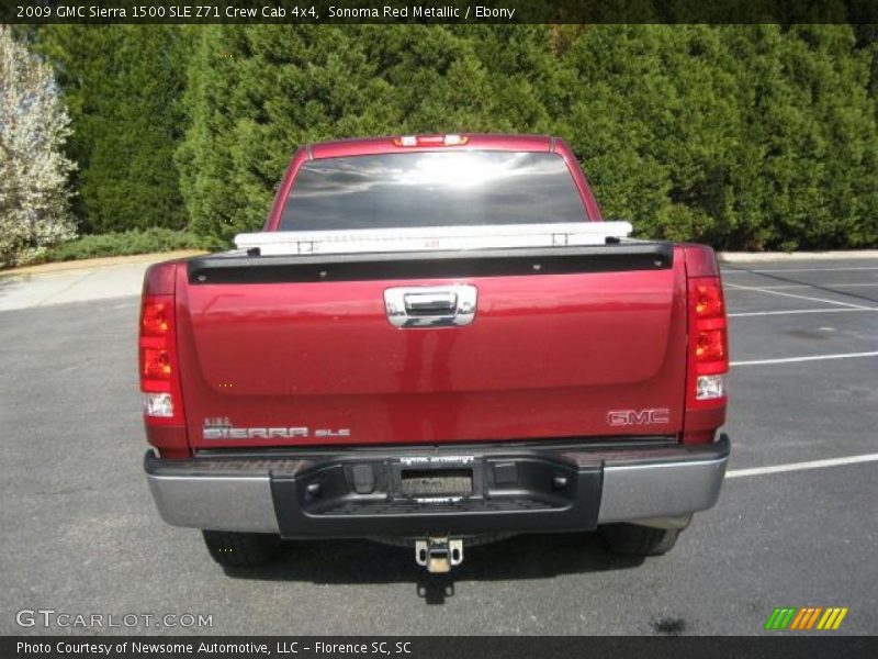 Sonoma Red Metallic / Ebony 2009 GMC Sierra 1500 SLE Z71 Crew Cab 4x4