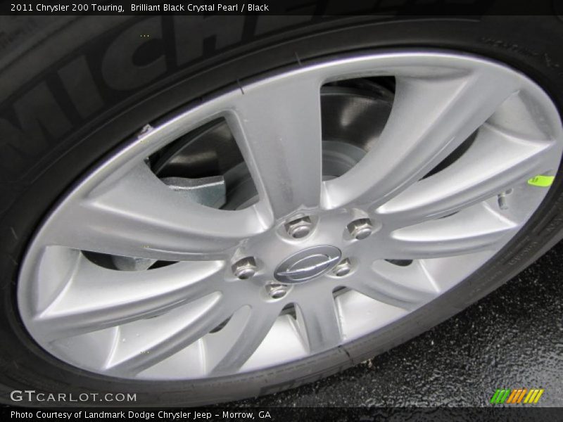 Brilliant Black Crystal Pearl / Black 2011 Chrysler 200 Touring