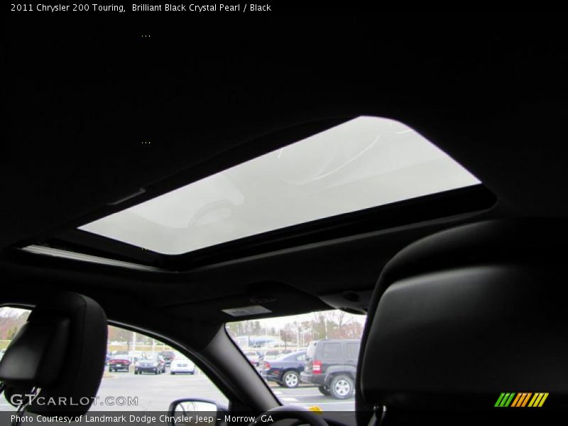 Brilliant Black Crystal Pearl / Black 2011 Chrysler 200 Touring