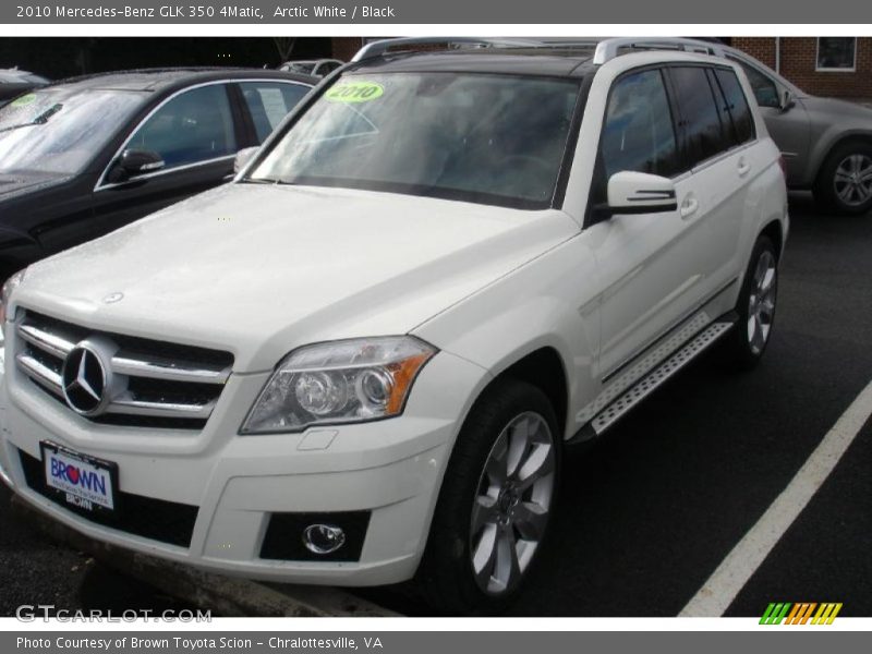 Arctic White / Black 2010 Mercedes-Benz GLK 350 4Matic