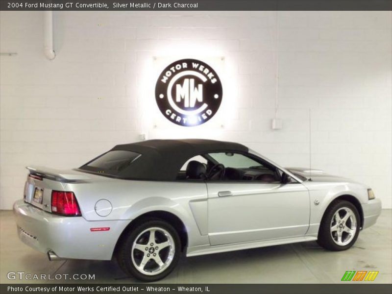 Silver Metallic / Dark Charcoal 2004 Ford Mustang GT Convertible