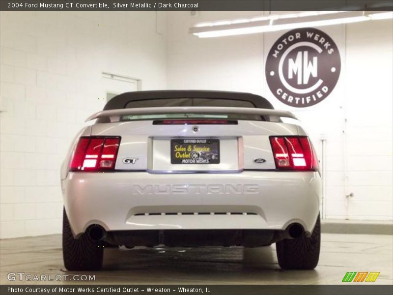 Silver Metallic / Dark Charcoal 2004 Ford Mustang GT Convertible