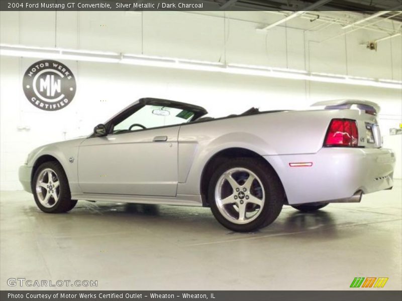 Silver Metallic / Dark Charcoal 2004 Ford Mustang GT Convertible