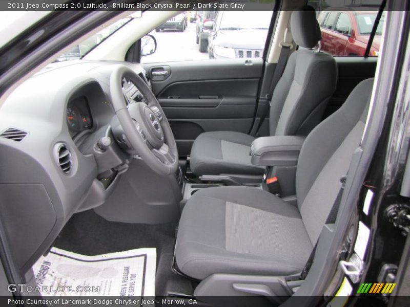  2011 Compass 2.0 Latitude Dark Slate Gray Interior