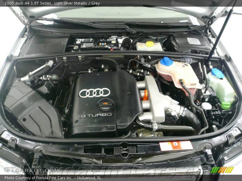 Light Silver Metallic / Grey 2005 Audi A4 1.8T Sedan