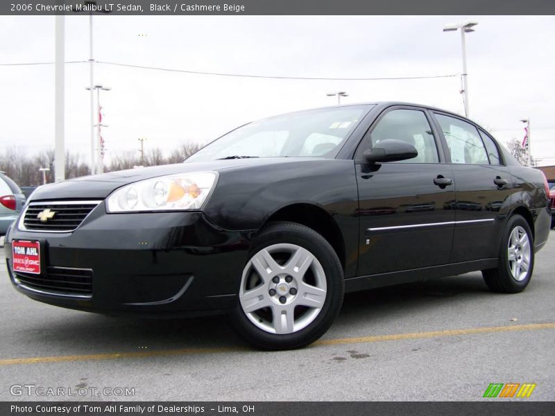 Black / Cashmere Beige 2006 Chevrolet Malibu LT Sedan
