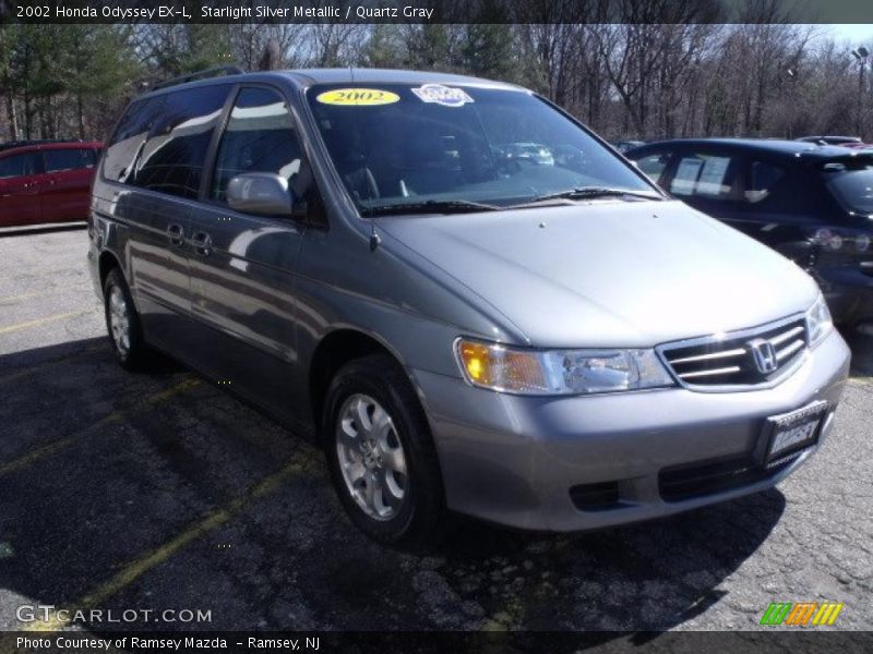 Starlight Silver Metallic / Quartz Gray 2002 Honda Odyssey EX-L