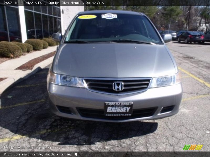 Starlight Silver Metallic / Quartz Gray 2002 Honda Odyssey EX-L