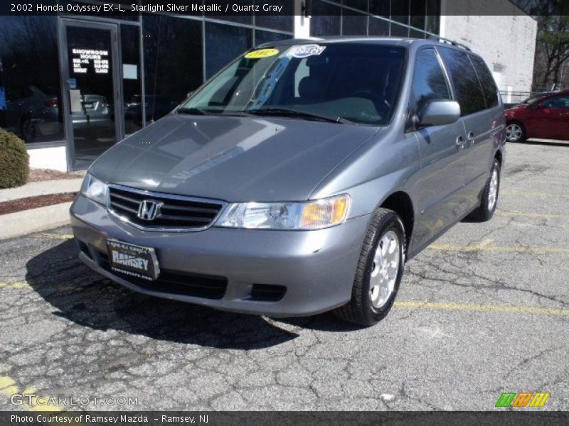 Starlight Silver Metallic / Quartz Gray 2002 Honda Odyssey EX-L