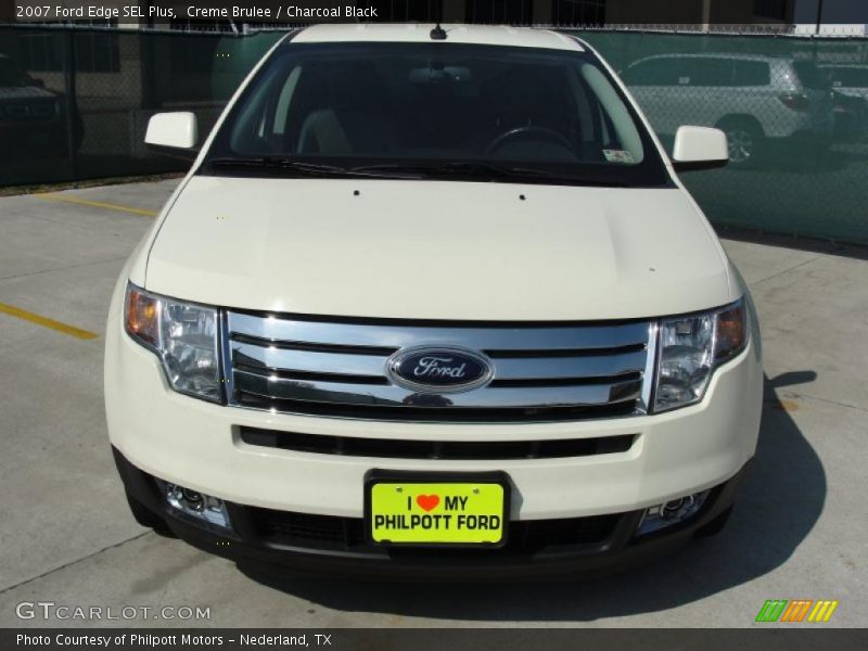 Creme Brulee / Charcoal Black 2007 Ford Edge SEL Plus