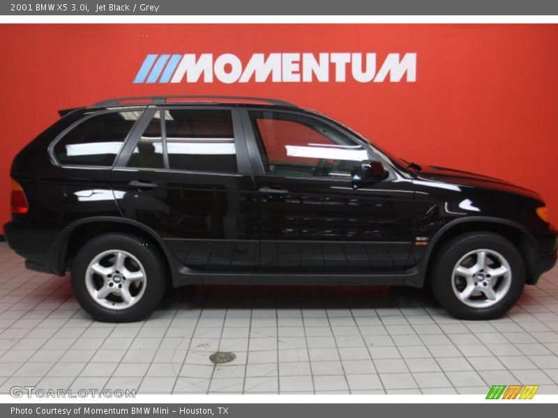 Jet Black / Grey 2001 BMW X5 3.0i