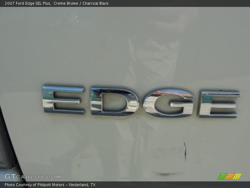 Creme Brulee / Charcoal Black 2007 Ford Edge SEL Plus