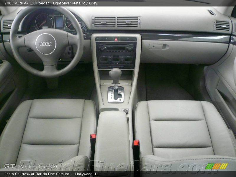 Light Silver Metallic / Grey 2005 Audi A4 1.8T Sedan