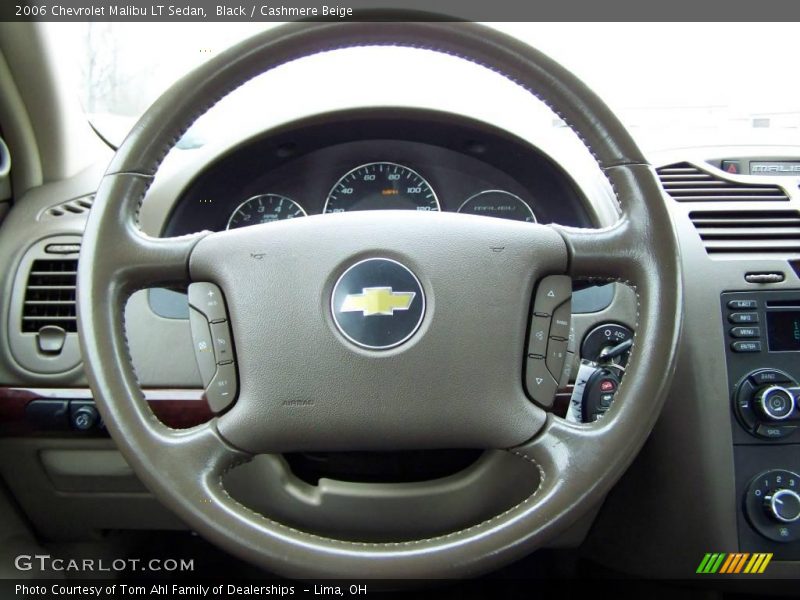Black / Cashmere Beige 2006 Chevrolet Malibu LT Sedan
